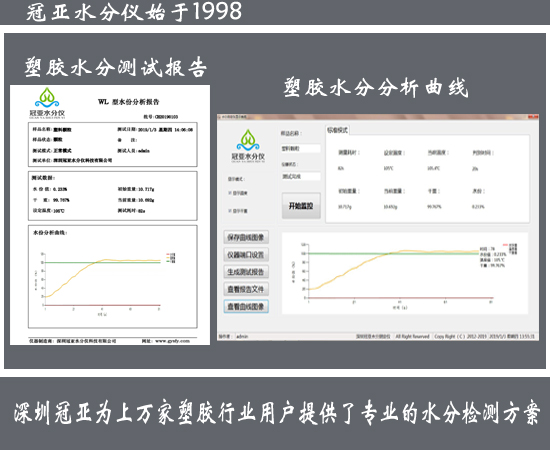 塑胶水分仪