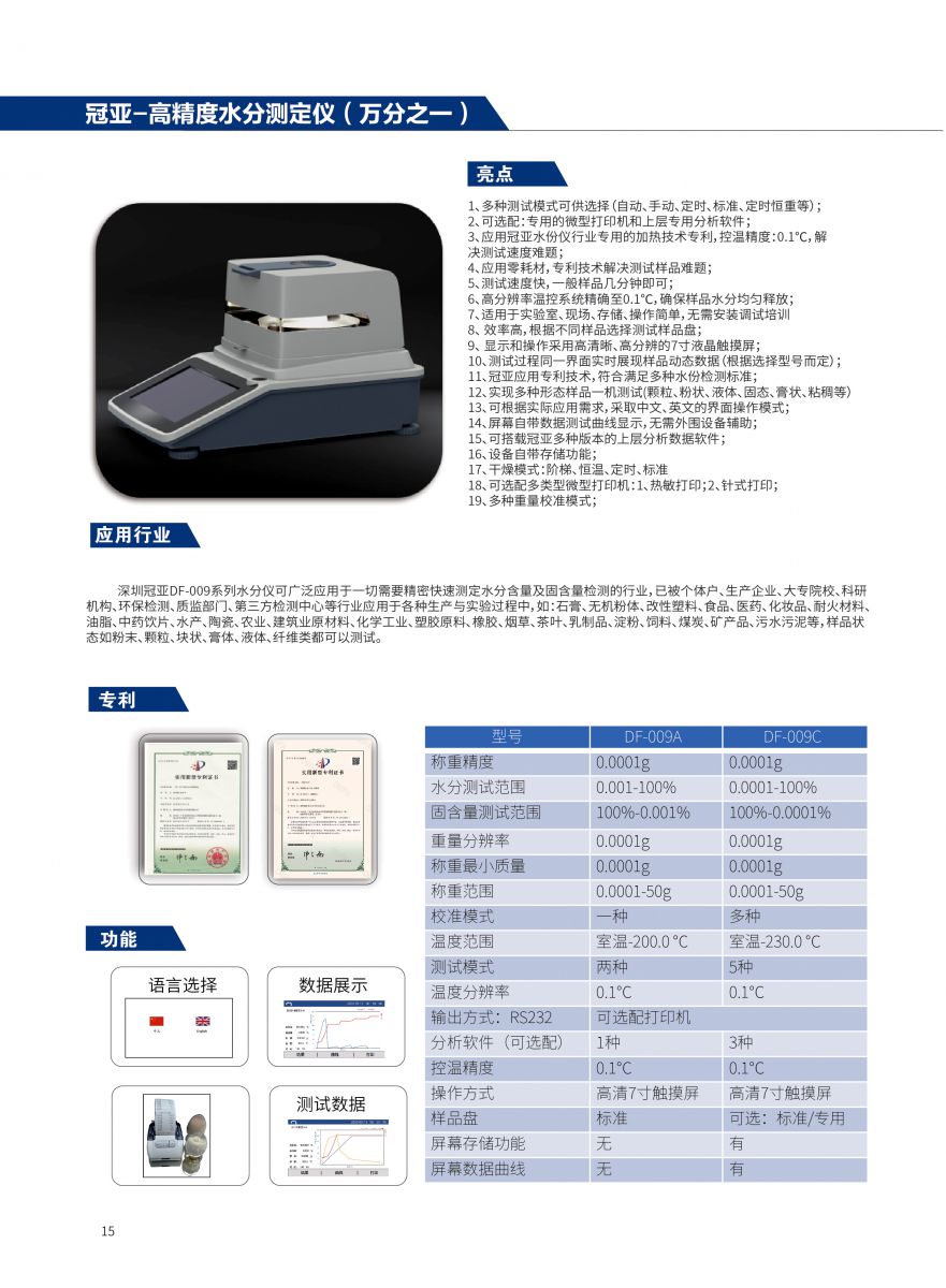 快速水分测定仪